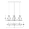 Afx Gianna Linear Three Pendant, 3000K 120V, Satin Nickel GNAP15L30D1SNLNR3 - alternate 4